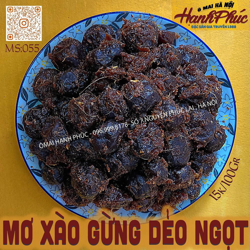 Mơ tươi xào gừng 100gr / 300gr / 500gr