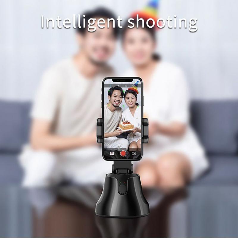 Gậy Selfie Tích Hợp Giá Đỡ Điện Thoại Xoay 360 Độ Tiện Dụng, Nhận Dạng Khuân Mặt, Tự Động Theo Dõi, Tự Động Chụp Ảnh.