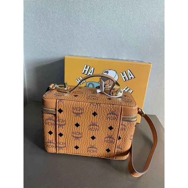 TNS - Túi đeo chéo form hộp M•see•M nâu