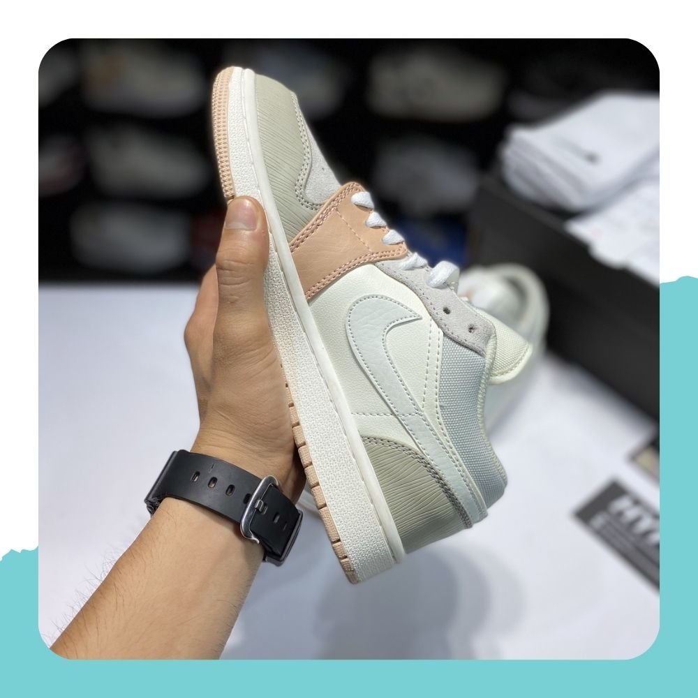 Giày 𝐉𝐨𝐫𝐝𝐚𝐧 1 low milan cổ thấp màu hồng đất, Giày sneaker Jordan 1 milan bản đẹp full bill box | BigBuy360 - bigbuy360.vn