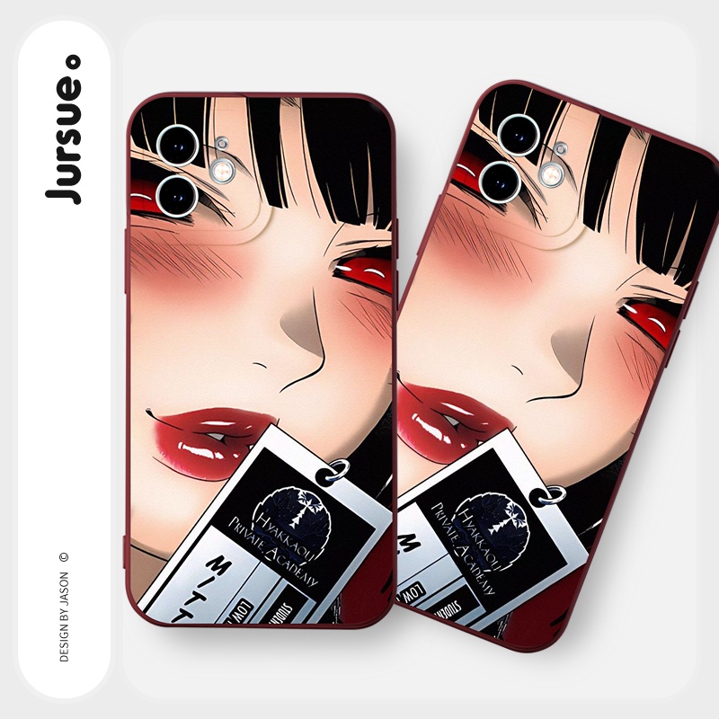 Ốp lưng JURSUE mềm chống sốc hoạt hình dễ thương đẹp cho iPhone 13 12 11 Pro Max SE 2020 X XR XS 8 7 ip 6S 6 Plus Y1976