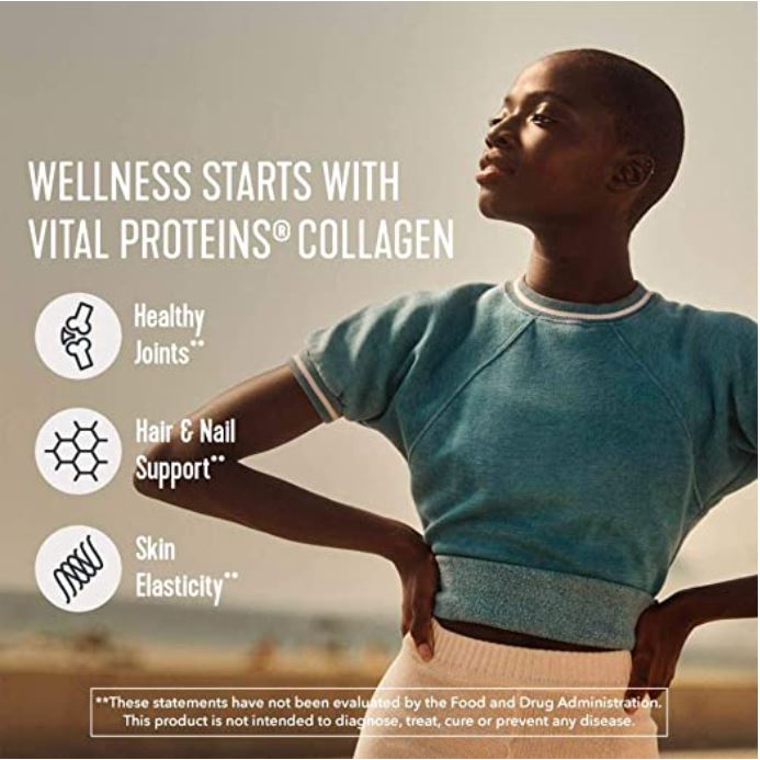 Bột Collagen thủy phân không vị Vital Proteins Làm đẹp da hỗ trợ khớp 570g MaCi