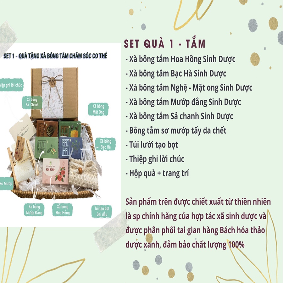 Set Quà tặng  cho các bạn nữ, bạn gái. Quà tặng sinh nhật, các ngày lễ ý nghĩa cho bà, cho mẹ quà 8/3 20/10