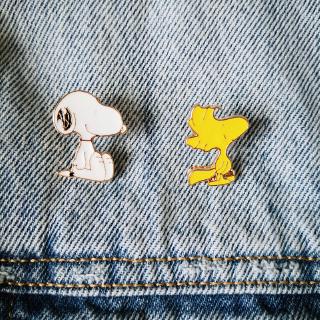 ❉ Ghim Snoopy ❉1 Huy Hiệu Cài Áo Hình Hoạt Hình Thời Trang
