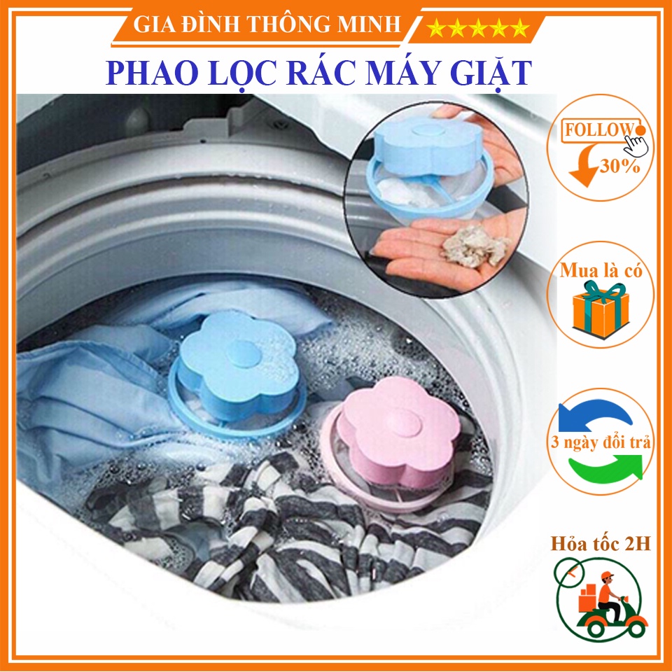 (𝗚𝗶𝗮́ 𝗦𝗶̉) Phao Lọc Rác Máy Giặt Giúp Giữ Lại Cặn Xà Phòng, Sợi Bông, Tóc Hiệu Quả