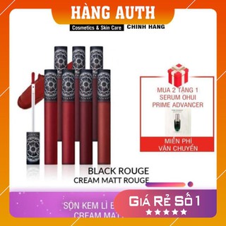 [FREESHIP-CHUẨN AUTH] Son Black Rouge Cream Matt Rouge Color Chart Son Kem Lì - HB0010