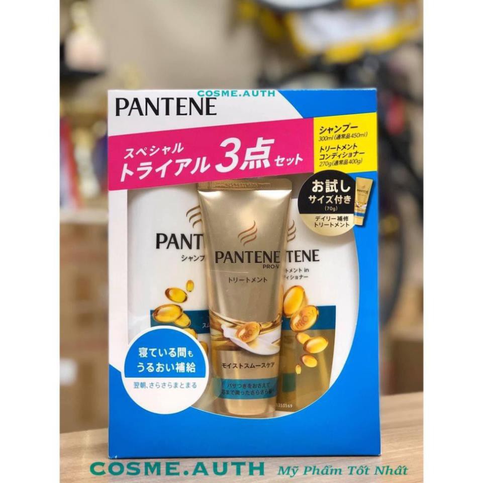 Mẫu mới - Set 3 bộ dầu gội xả Pantene Nhật Bản