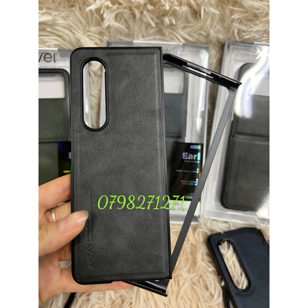 CHÍNH HÃNG (X-Level) Ốp lưng da cao cấp samsung ZFOLD5, ZFLIP5 ZFLIP5 5G Z FOLD FLIP 5