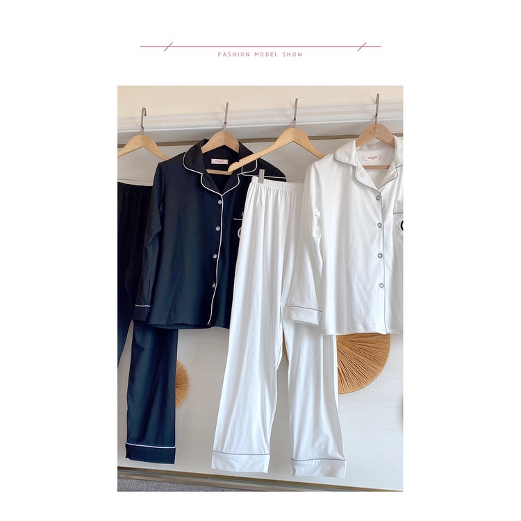 [Hàng Oder Sẵn] Bộ đồ ngủ Pyjama chất liệu Cotton co giãn 4 chiều [Hàng oder quảng châu cao cấp cực đứng form ] | BigBuy360 - bigbuy360.vn