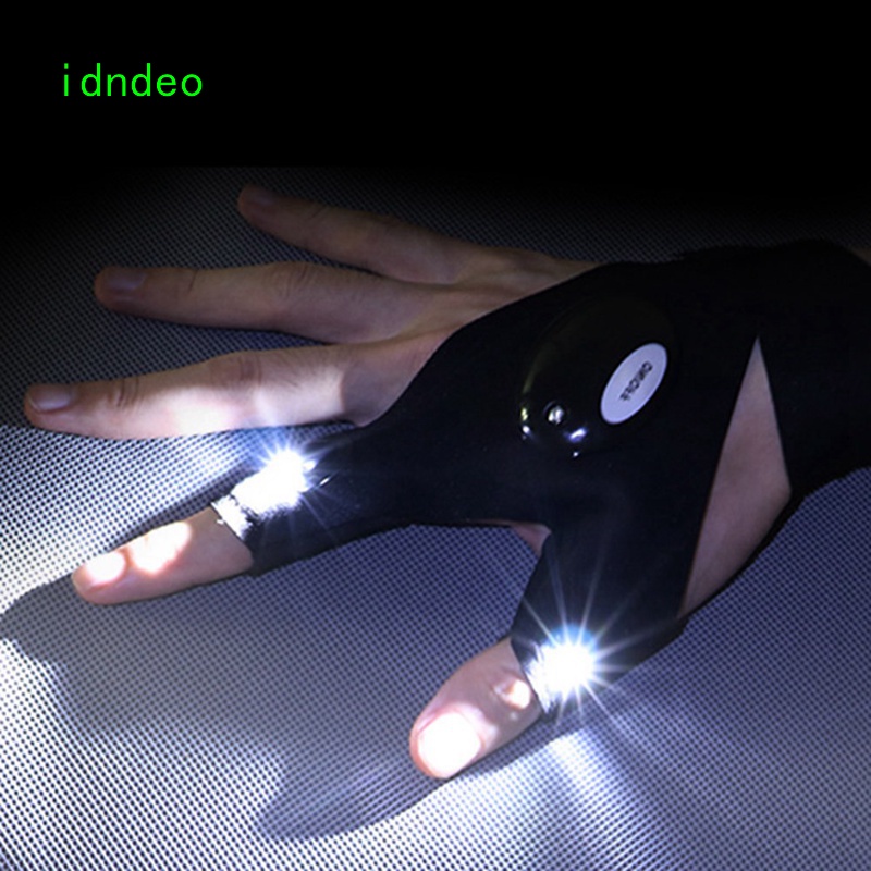 Găng Tay Gắn Đèn Led Hỗ Trợ Câu Cá Tiện Dụng