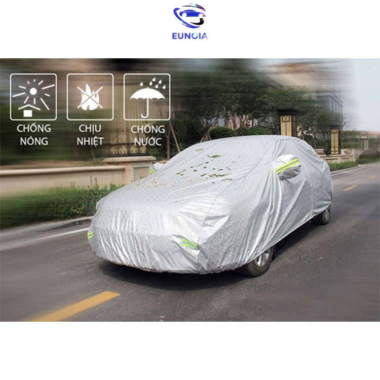 Bạt phủ toàn xe 3 lớp cao cấp chống xước, chống nắng, chống mưa, chống cháy cho ô tô, xe hơi