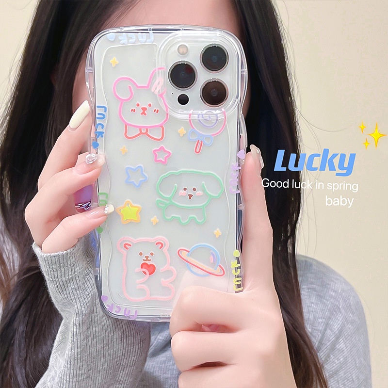Ốp Điện Thoại Silicon Họa Tiết Hoạt Hình Cho iphone 13Pro 12 11Pro xs