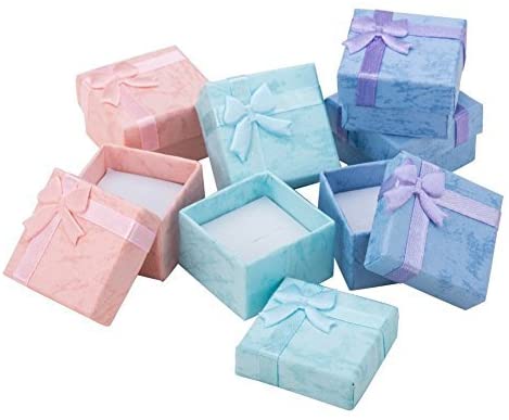 1 Piece Hộp Đựng Trang Sức Hình Vuông 4x4cm