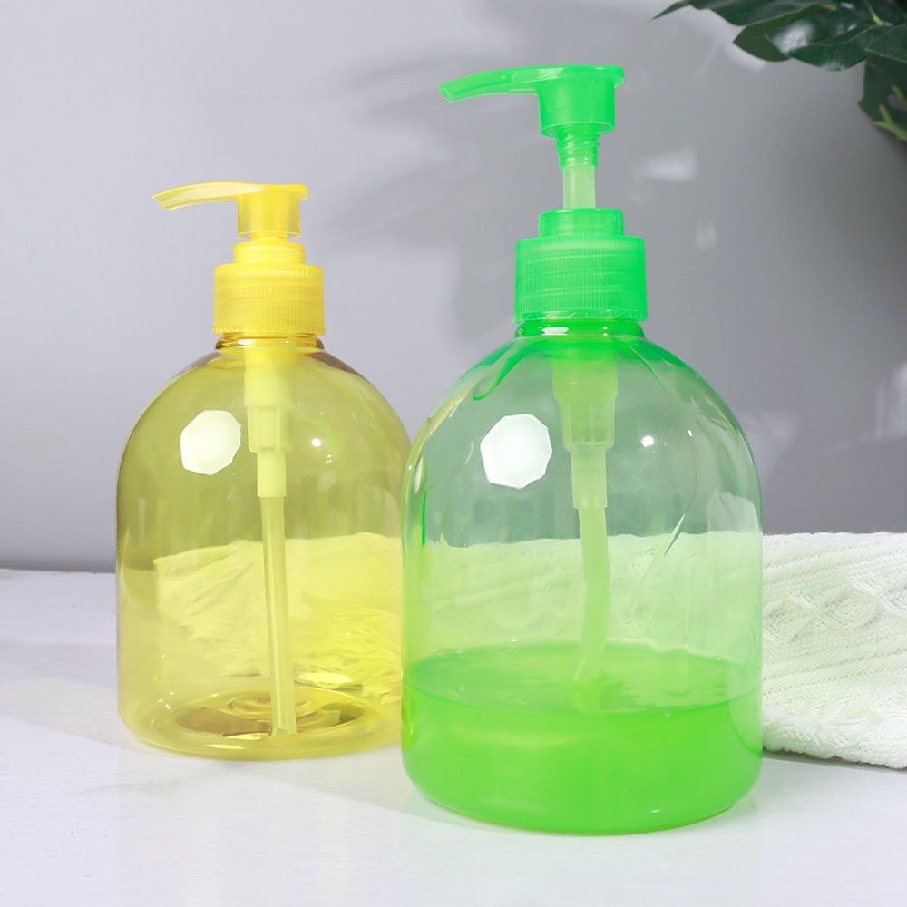 Bình Nhựa Rỗng 500ml Dạng Bơm Đựng Lotion Trong Suốt Có Thể Bơm Lại