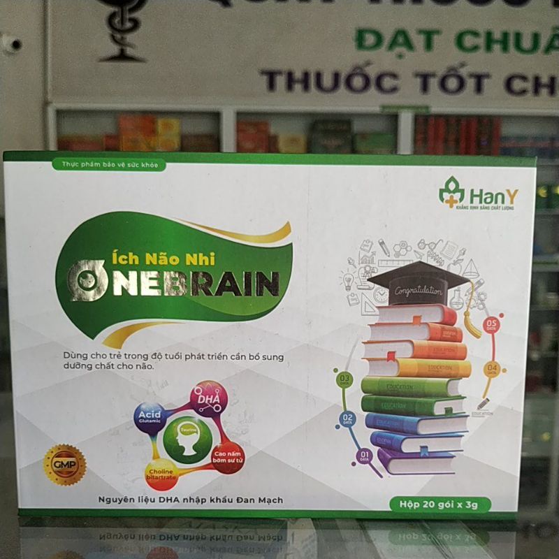 Combo Cốm bổ não Ích não nhi Brain DHA phát triển trí não thông minh ở trẻ