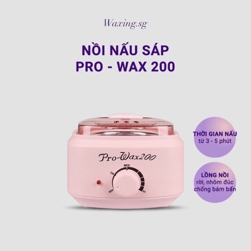 Nồi Nấu Sáp Wax Lông Chuyên Dụng Nâng Cấp Pro 200, Nồi Đun Sáp Wax