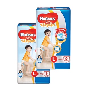 Tã quần Huggies L 9 miếng, 20 miếng