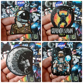 Sticker dán cao cấp chủ đề NASA - Dùng dán xe, dán mũ bảo hiểm, dán Lap top
