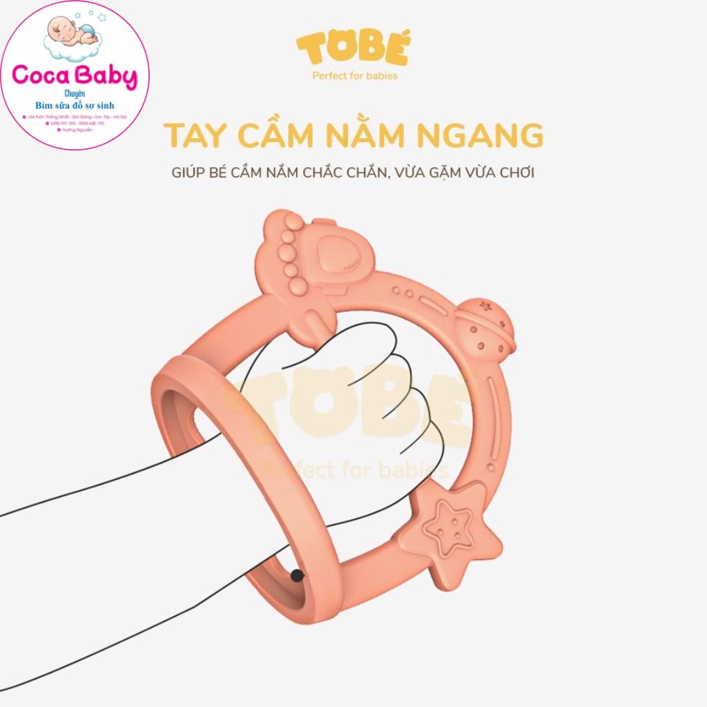 Gặm Nướu Silicone Cao Cấp ToBé An Toàn Cho Bé ⚡FREESHIP⚡