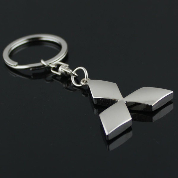 Móc Khóa Keychain Mô Hình Trang Trí Logo Mitsubishi Xe Hơi Car