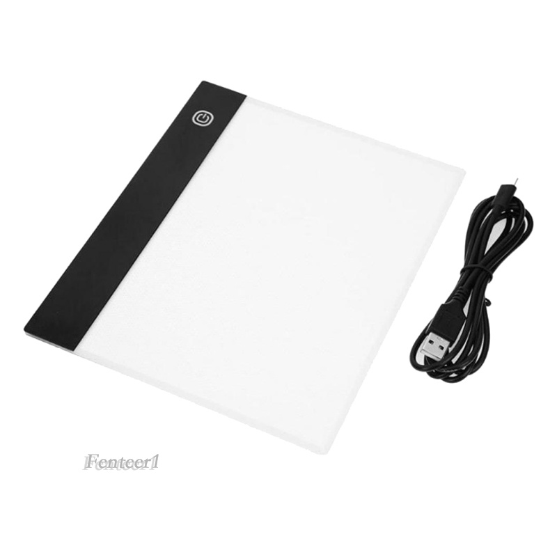 [Fenteer1] Bảng Vẽ Phác Thảo Nghệ Thuật Có Đèn LED Cổng USB Điều Chỉnh Được