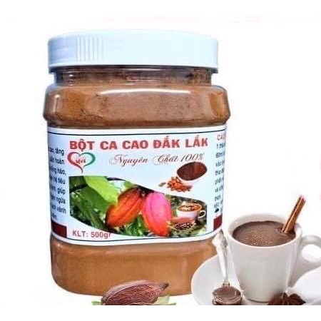 Nửa Cân Bột ca cao đăk lăk hàng cao cấp thơm ngon sánh mịn