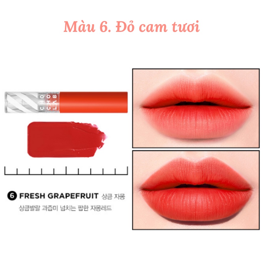 Son Kem Lì Màu Lôi Trôi Chất Son Mịn Mềm Lên Màu Chuẩn Chochoslab Switch All Velvet Lip Tint - KOBE YOUNG