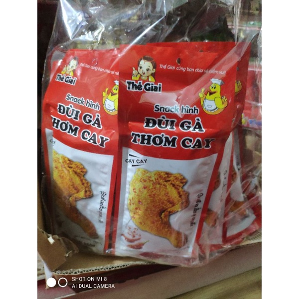 Đồ ăn vặt snack đùi gà cay gói 24g
