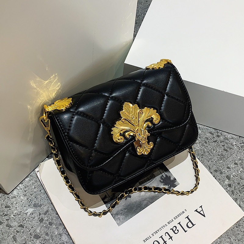 Túi Đeo Chéo Đính Kim Cương Giả Phong Cách Cổ Điển Thời Trang Cho Nữ