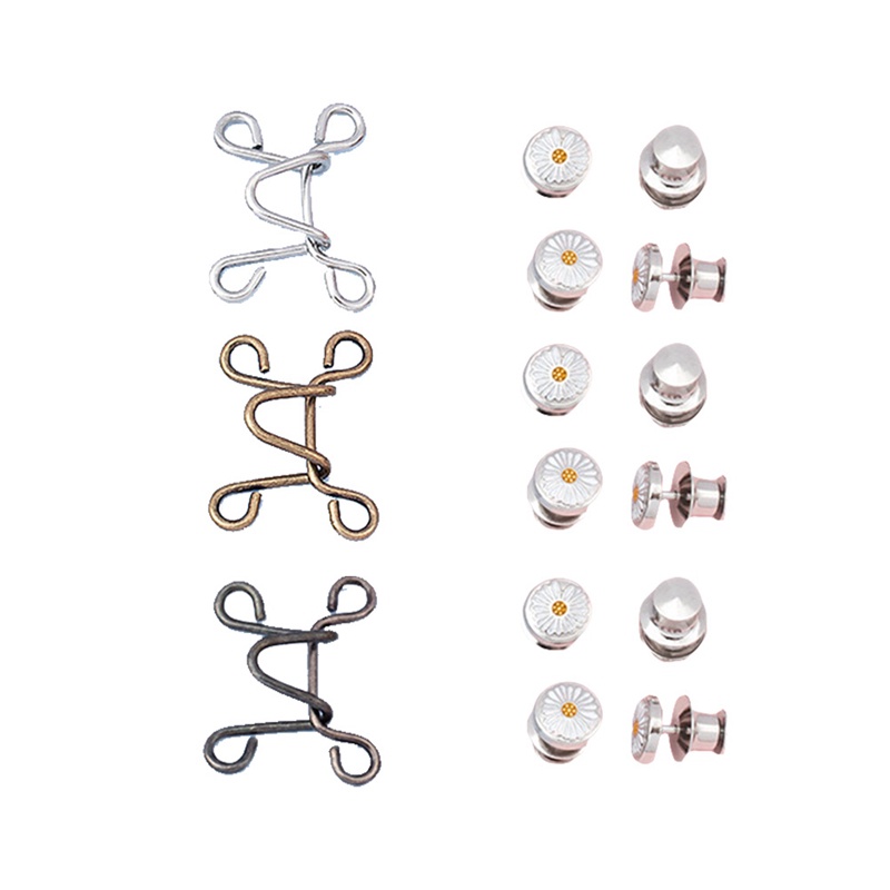 Nút Thắt Lưng Hình Hoa Cúc Nhỏ Thay Đổi Kích Thước Nhỏ Không Cần Đóng Đinh 32mm