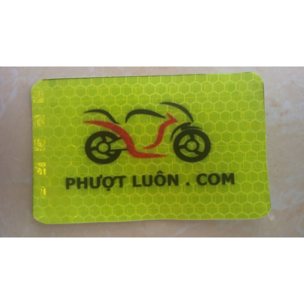 logo phượt , tem phượt , logo phản quang , tem xe
