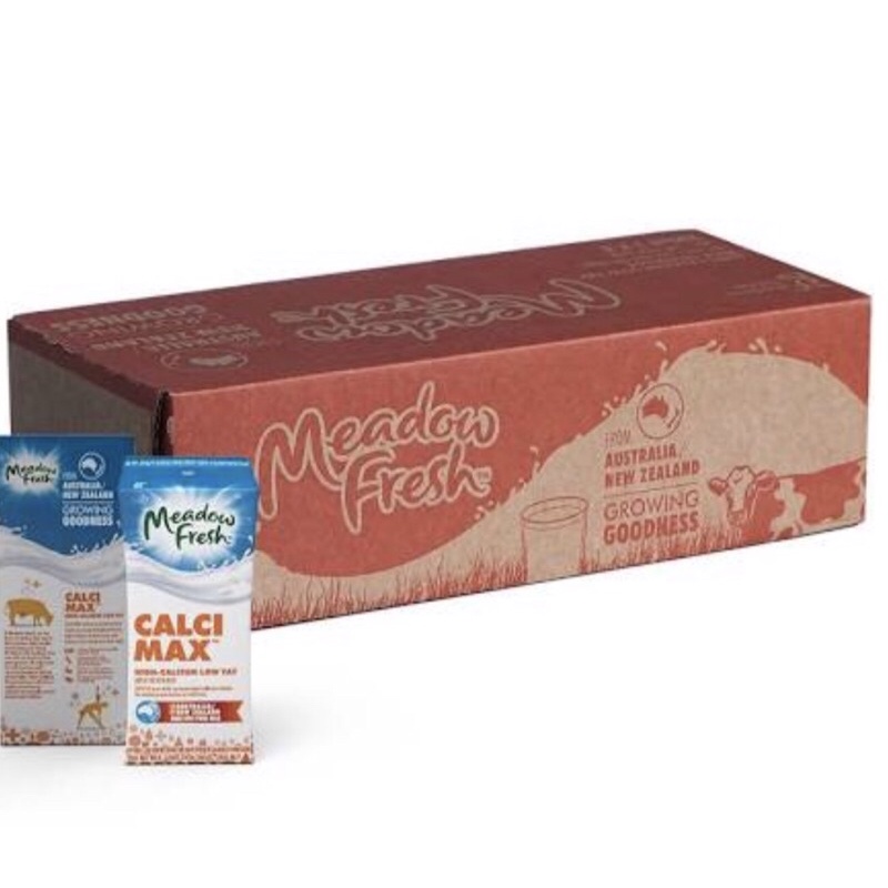 Thùng 24 Hộp sữa Tươi Meadow Fresh Canxi 200ml date 2024