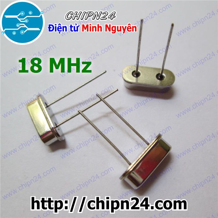 [3 CON] Thạch anh 18M 49S DIP (18MHz)