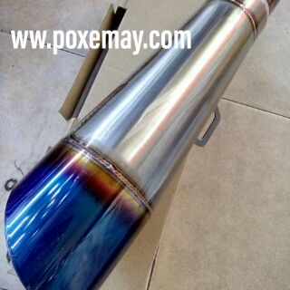 [[ COMBO]] Pô SC xéo mỏ titan FULL CỔ