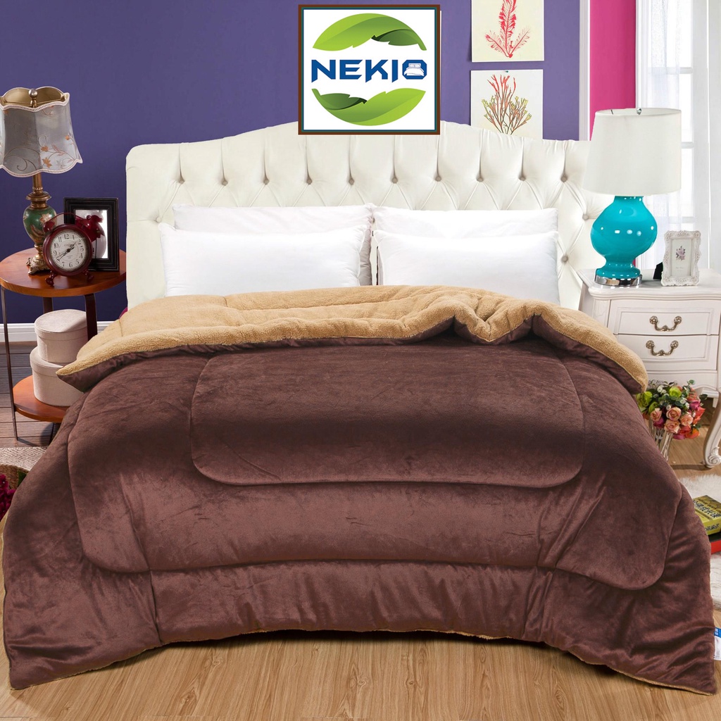 Chăn lông cừu Nekio/Kyoryo Nhật Bản (về đủ màu)