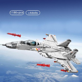 （CÓ SẴN）Đồ chơi lắp ráp mô hinh Sembo 202055 Máy Bay Chiến Đấu J15 Flying Shark