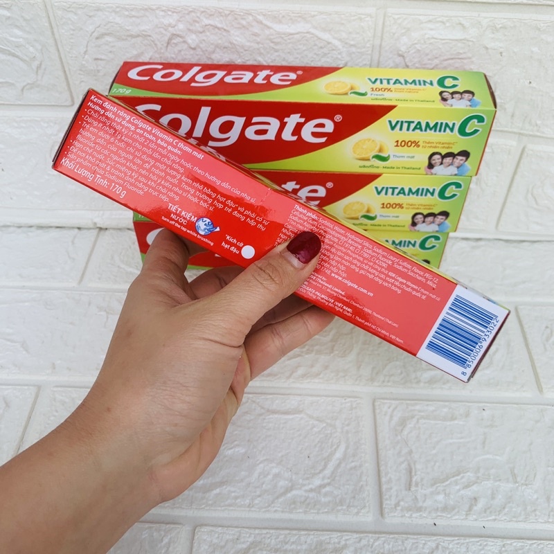 kem đánh răng colgate vitamin c 170g