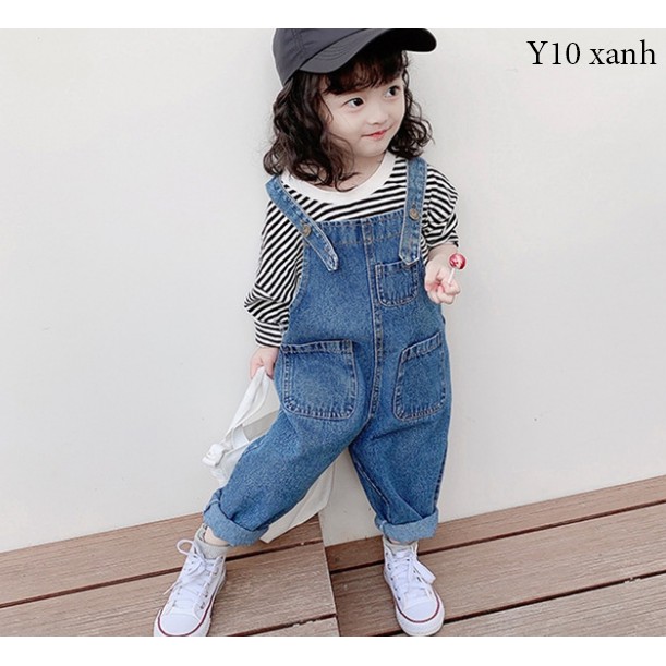 Yếm jean cho bé trai bé gái (13 - 33kg) VEMZKIDS