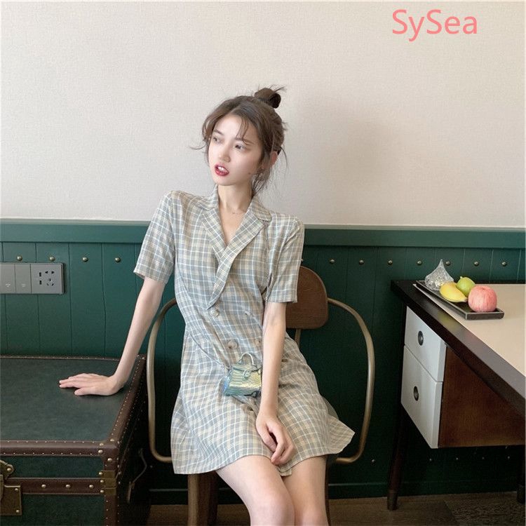 Đầm Midi Tay Ngắn Phong Cách Retro | BigBuy360 - bigbuy360.vn