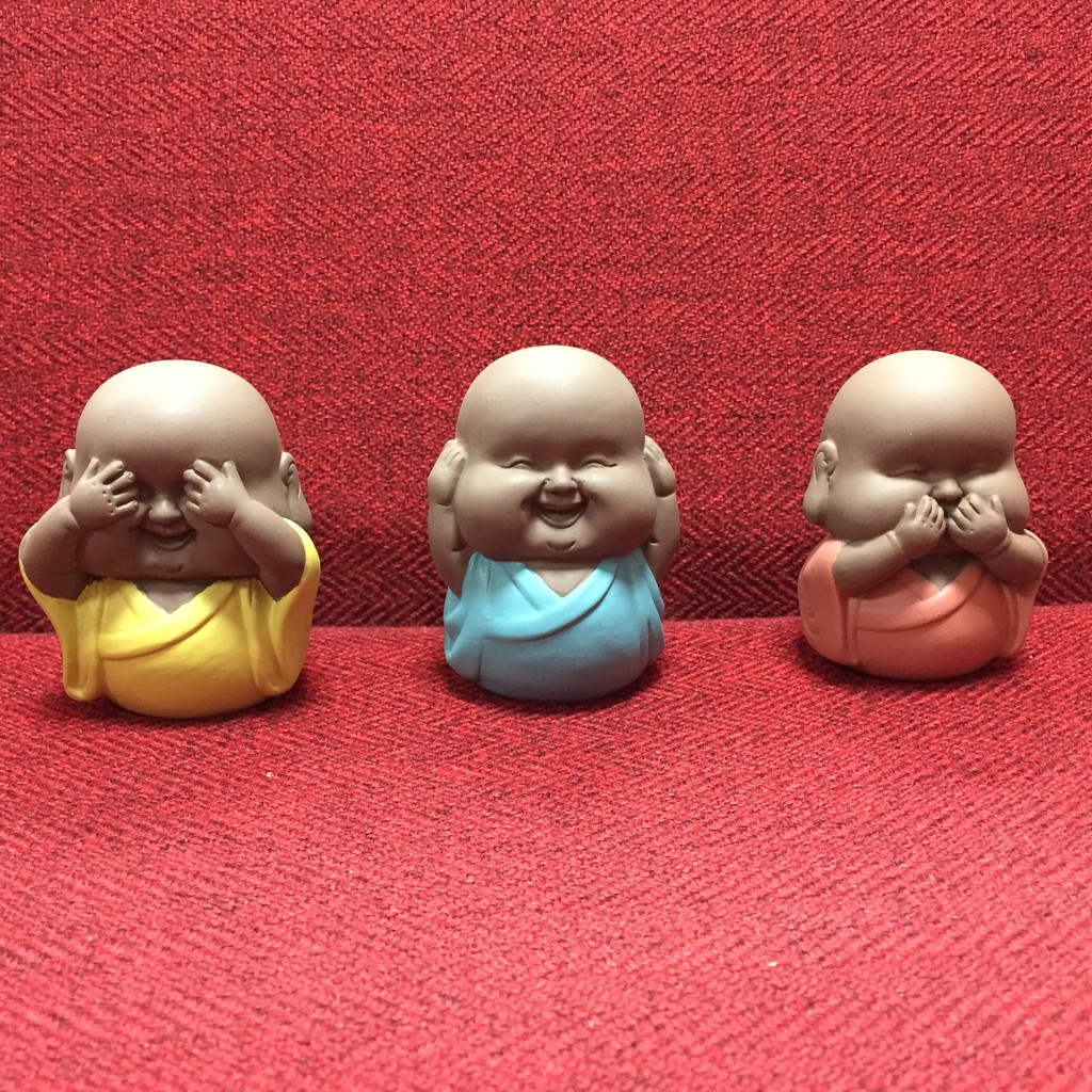 Tượng chú tiểu mập TAM KHÔNG | BigBuy360 - bigbuy360.vn