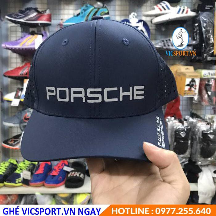 NÓN THỂ THAO PORSCHE XANH ĐEN