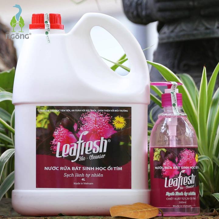 Nước Rửa Chén Sinh Học Ổi Tím Leafresh 4L Tôi Là Thảo Mộc