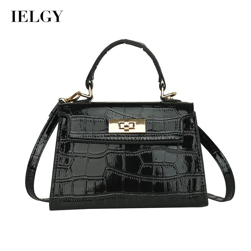 IELGY Túi Đeo Chéo Dáng Vuông Nhỏ Màu Trơn Thời Trang Cho Nữ