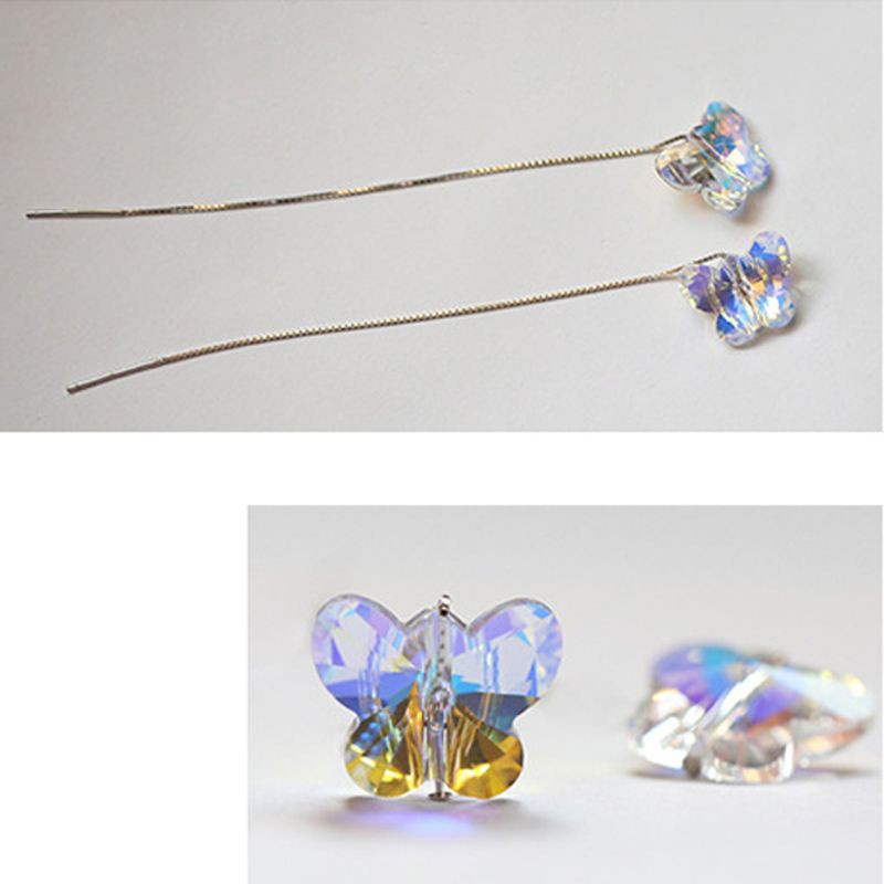 Set 28 hạt pha lê AB trong suốt nhiều hình dáng dùng đồ trang sức thủ công