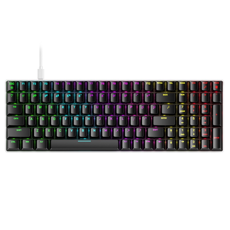 Bàn phím cơ DareU EK8100 LED RGB (Blue/ Brown/ Red D switch)