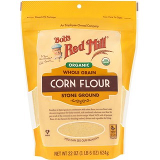 Bột ngô (bột bắp) nguyên cám Bob's Red Mill - whole grain corn flour 624g