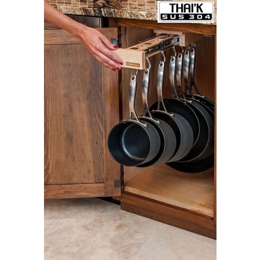 Giá treo nồi chảo inox