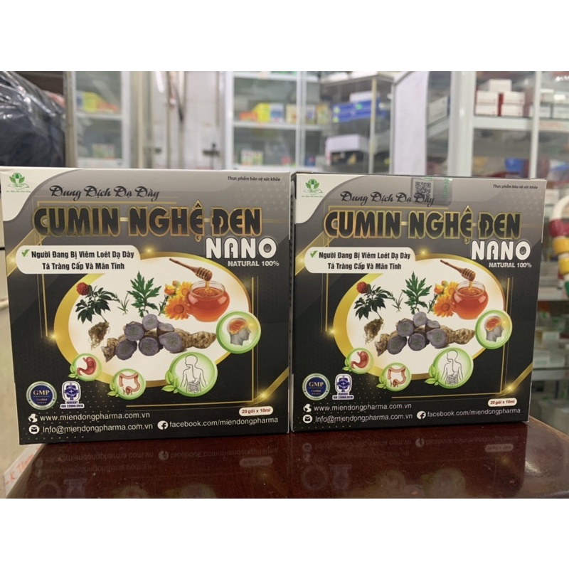 Nghệ đen nano Cumin viêm loét dạ dày