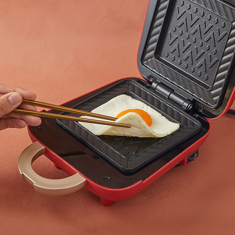Máy Làm Bánh Kẹp Ăn Sáng Sandwich Dâu Tây Bear SMZ-B05N1 [CMART_GIA DỤNG TIỆN ÍCH]