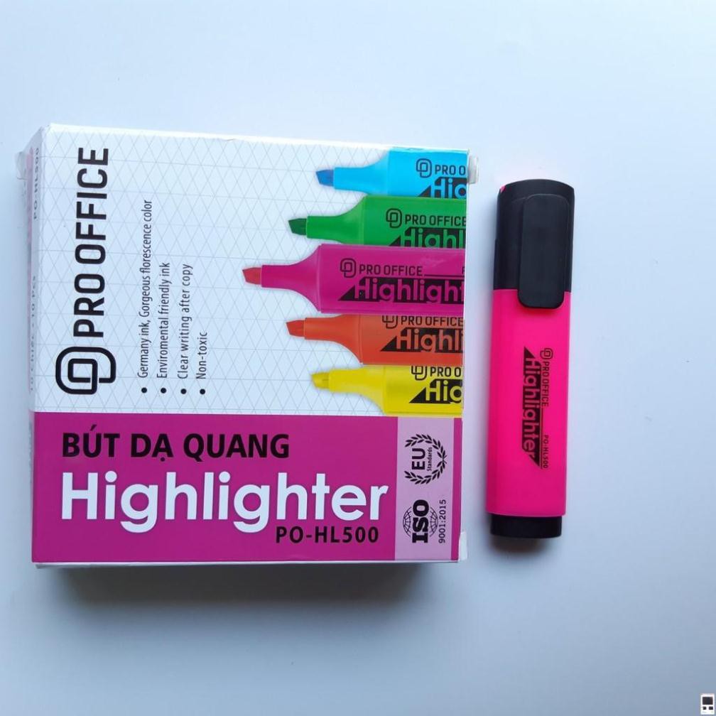 Bút dạ quang highlight PRO-OFFICE HL500 [Đồ dùng học sinh Classmate)
